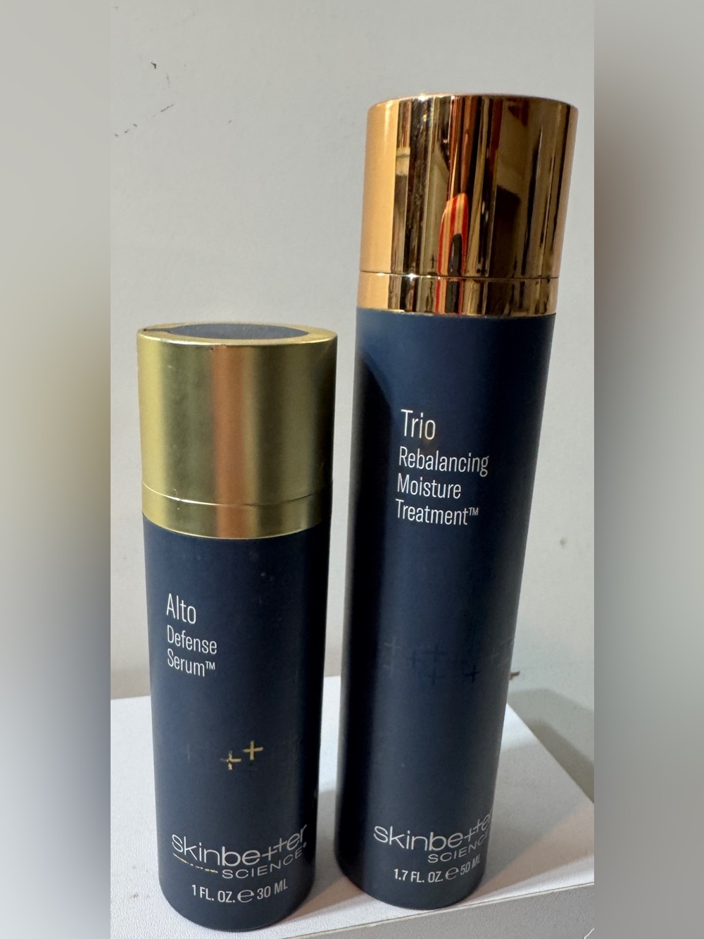 SKINBETTER SCIENCE -ALTO DEFENSE SERUM & TRIO REBALANCING MOISTURE TREATMENT